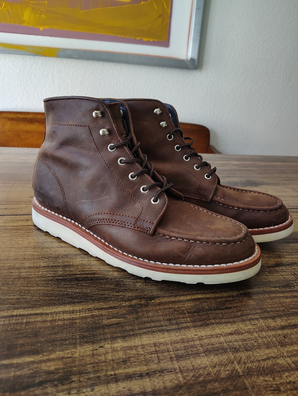 Thursday Boot Company Men's Diplomat boots in Arizona Adobe leather Size 10